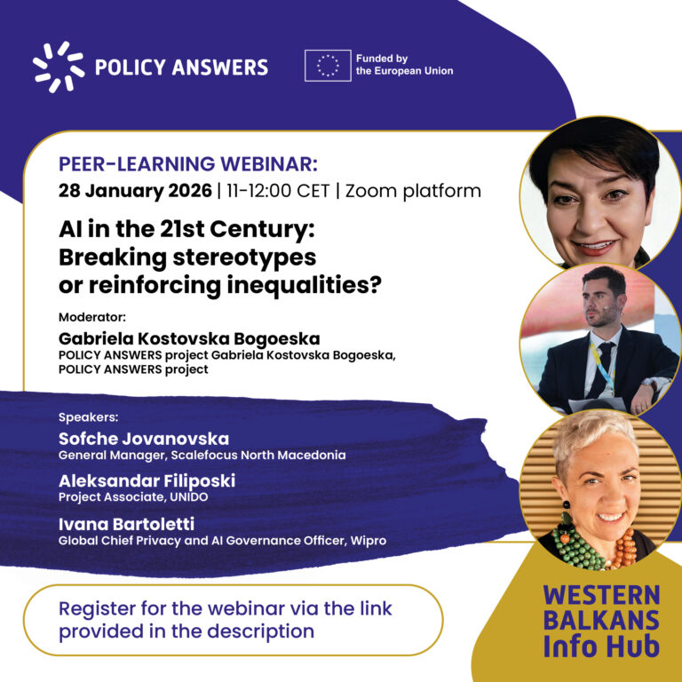 WP6 AI and gender Peer Learning webinar social